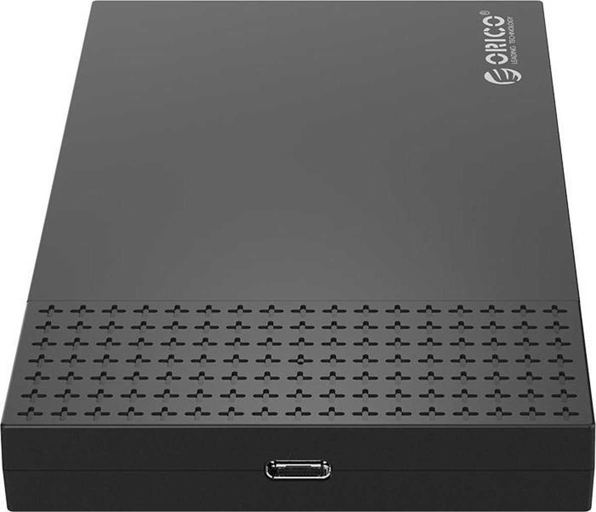 ORICO 2.5 inch USB-C harde schijf behuizing - sliding cover - zwart
