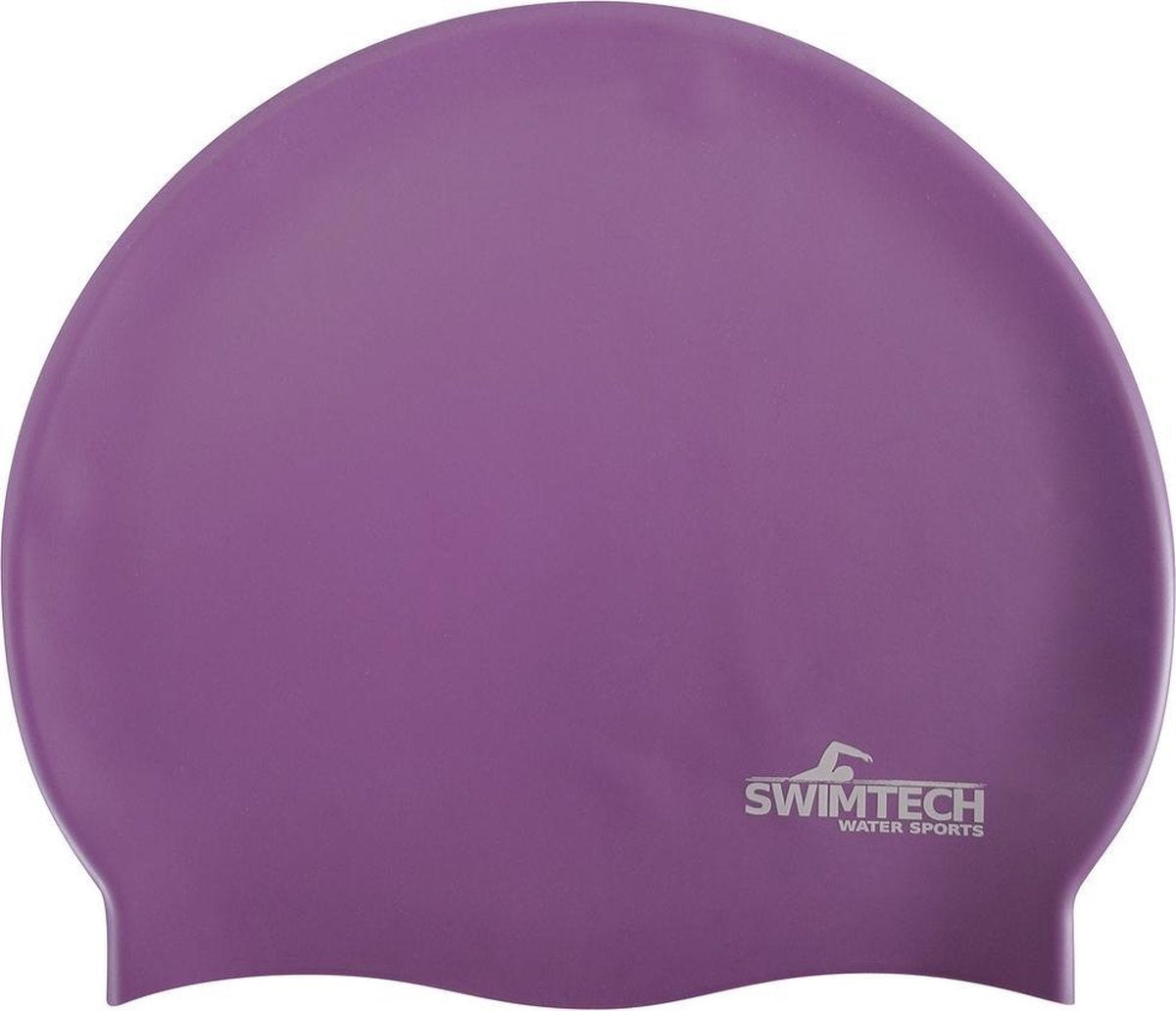 Swimtech Badmuts Siliconen One-size Paars