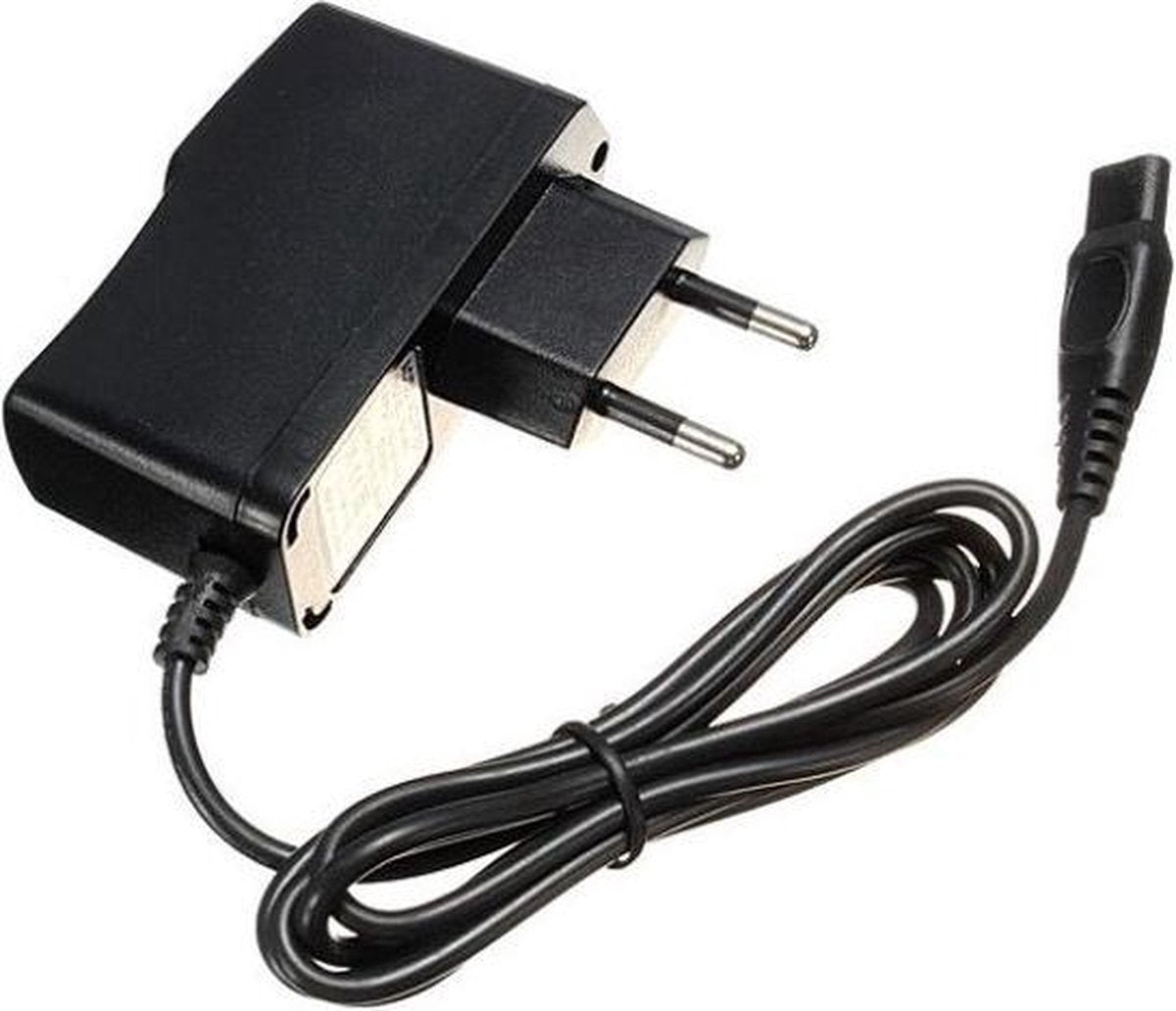 Oplader geschikt voor Philips Scheerapparaat / Netstekker Adapter Opladen / Zwart
