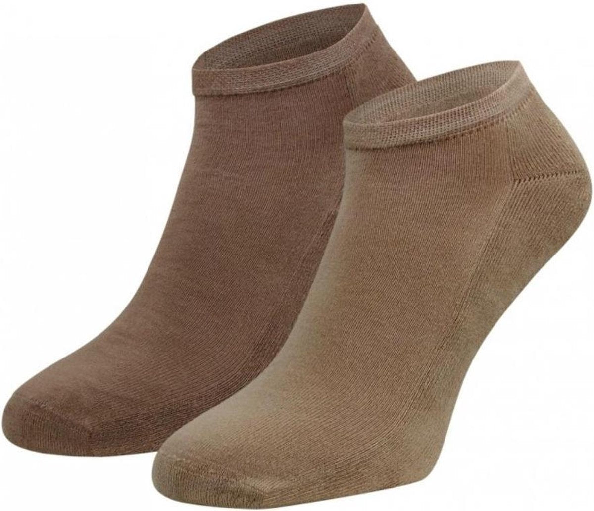 Bamboo Sokken 2 pack Short 2303 - Beige - 40-46