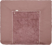 Aankleedkussenhoes wafel Bonn - 90x78cm - plum