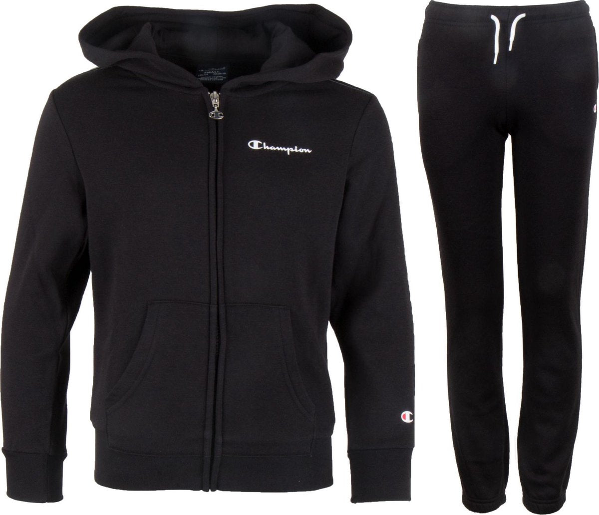 Champion Champion Legacy Trainingspak - Maat 128  - Unisex - zwart/wit