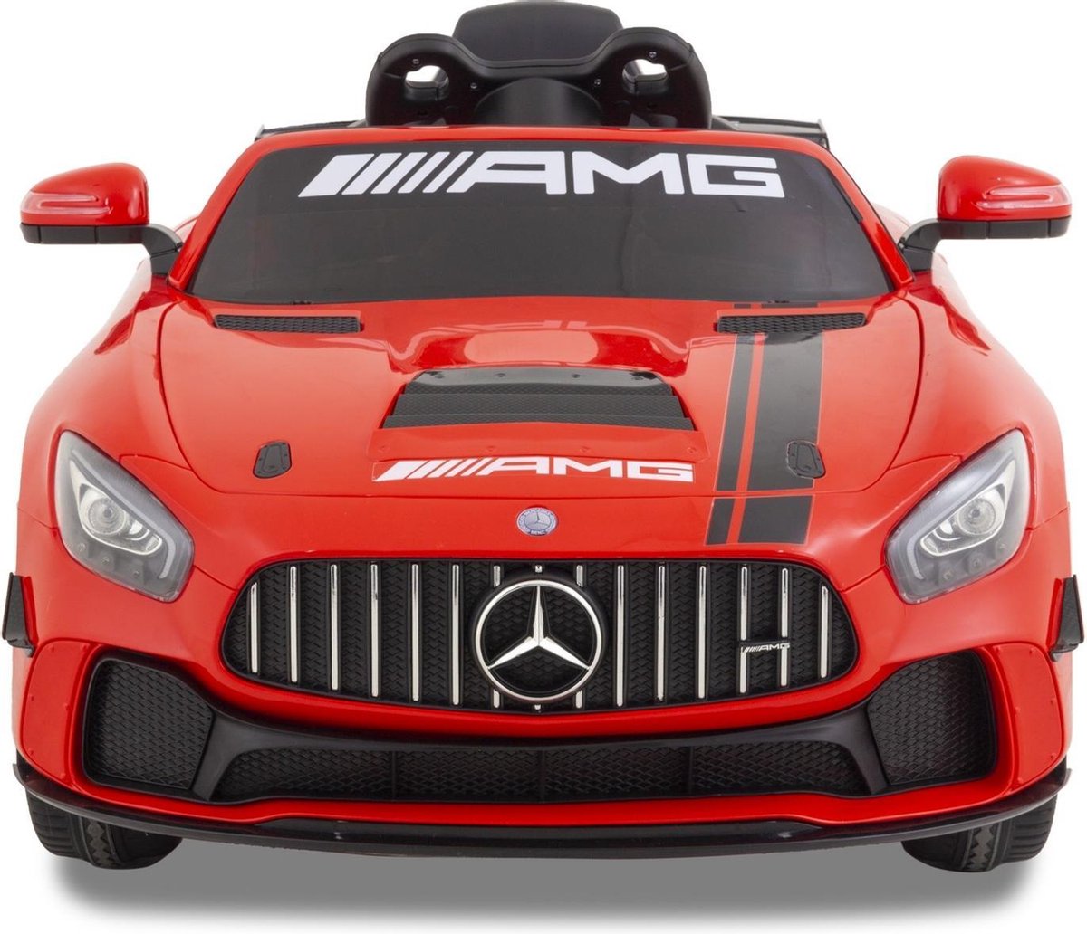 Mercedes GT4 Elektrische Kinderauto - Accu Auto - Sterke Accu - Afstandbediening - Rood