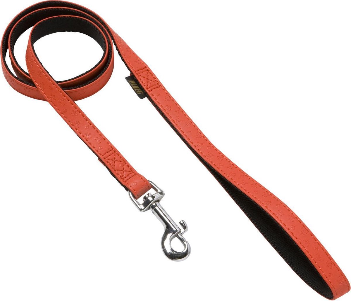 Ploeg Looplijn Artleder 15mm Rood 100x1.5 cm