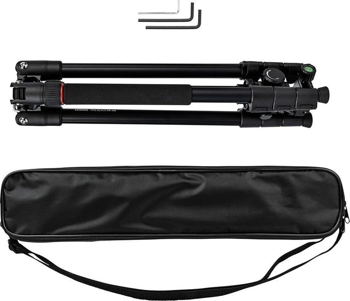 Dörr Pro Black PB-165 tripod Zwart