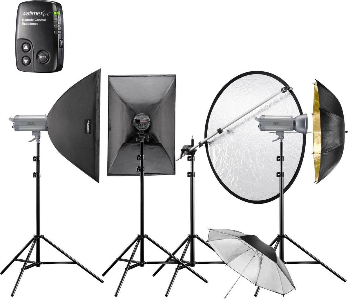 walimex pro Studioset Excellence VC-400/400/300