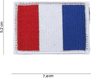 Embleem Frankrijk stof+klittenband