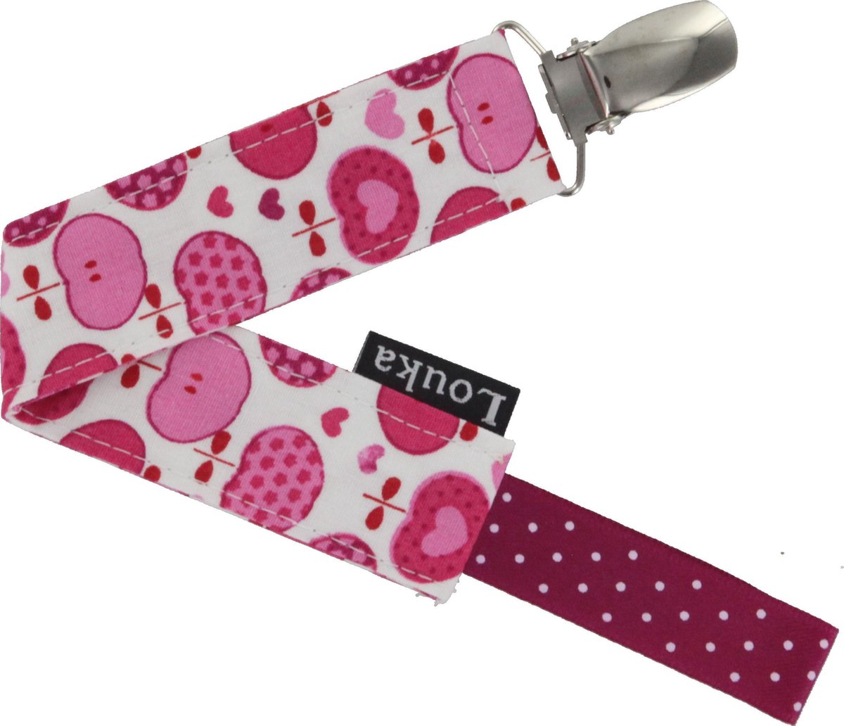 Louka speenkoord appel fuchsia