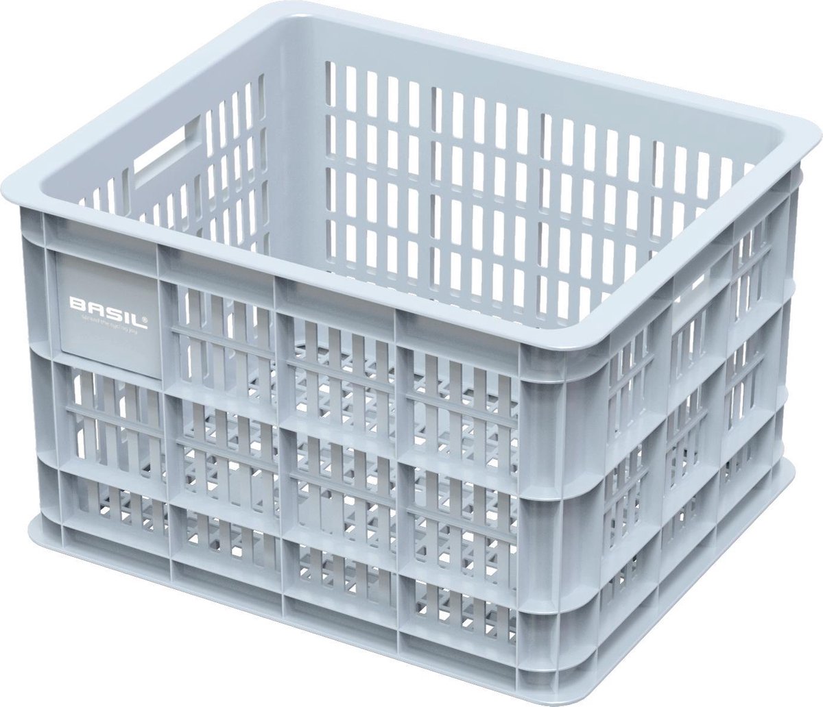 Basil Crate Fietskrat M - Medium - Lichtblauw - 33 Liter