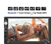 HD Dubbel din autoradio 7". Bluetooth