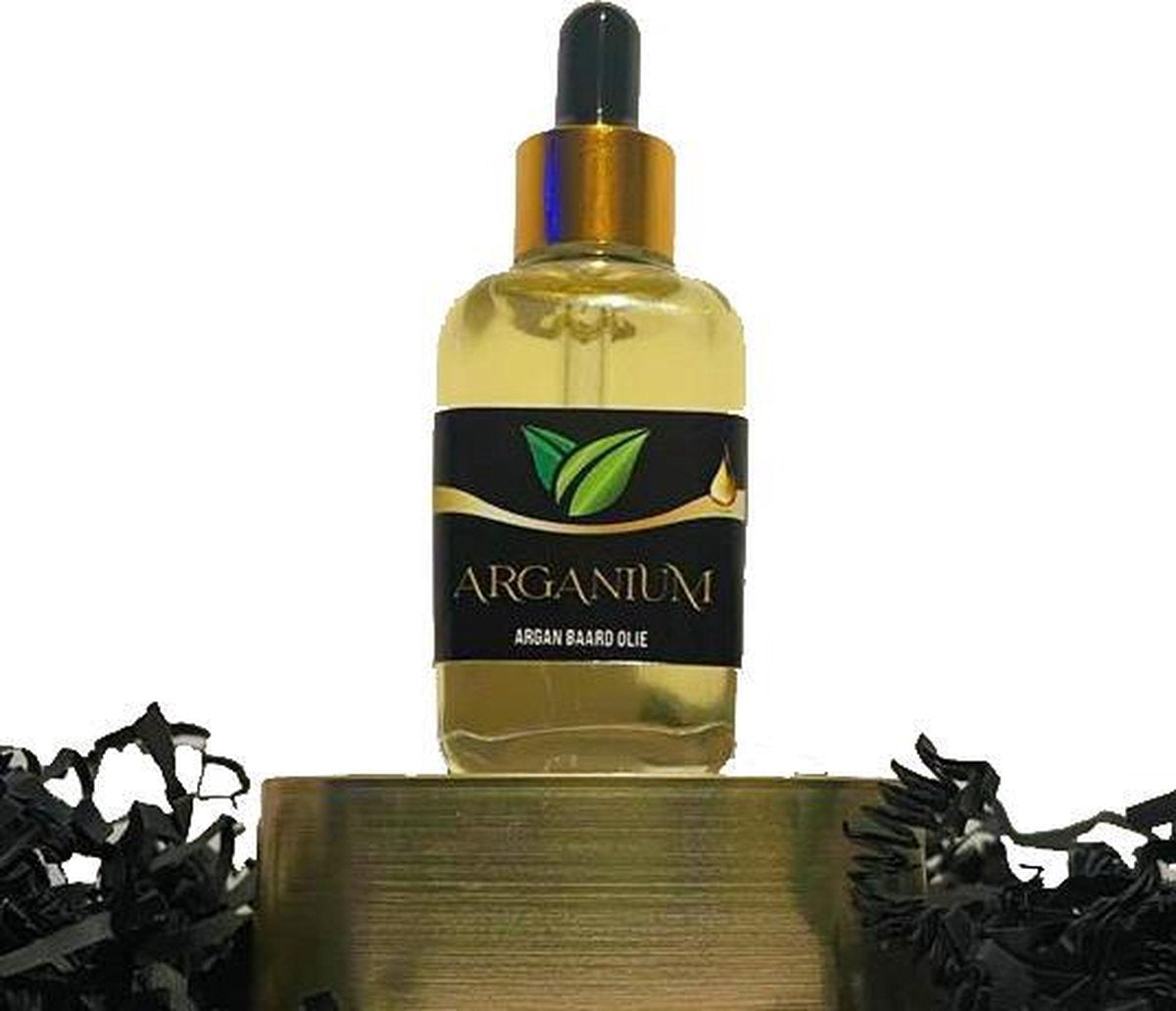 ARGANIUM Collection Noir - Argan Baard Olie - Biologische baard olie - Verwerkt met natuurlijke oliën voor de baard - Baardolie
