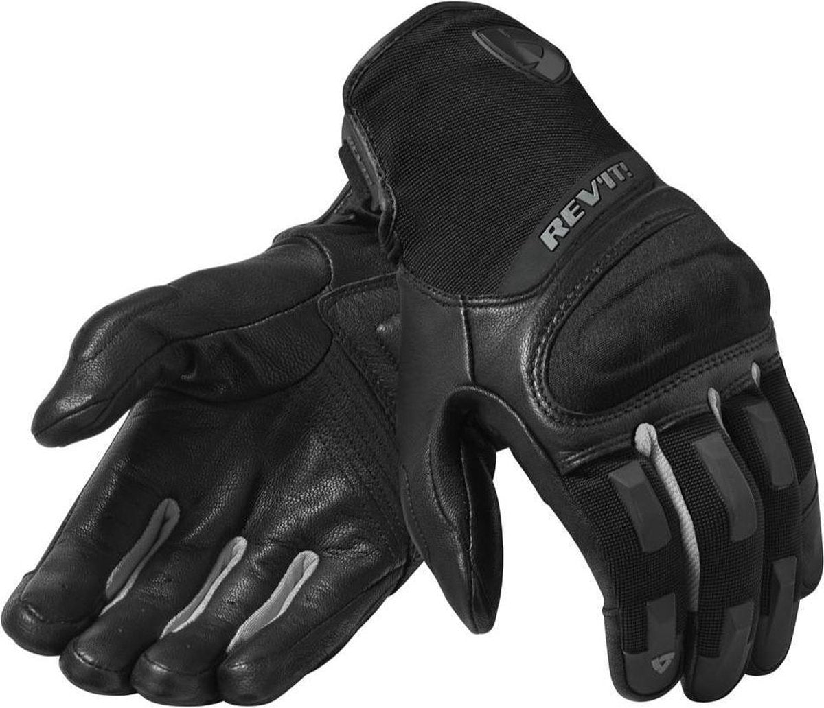 REV'IT! Striker 3 Black Red Motorcycle Gloves XL