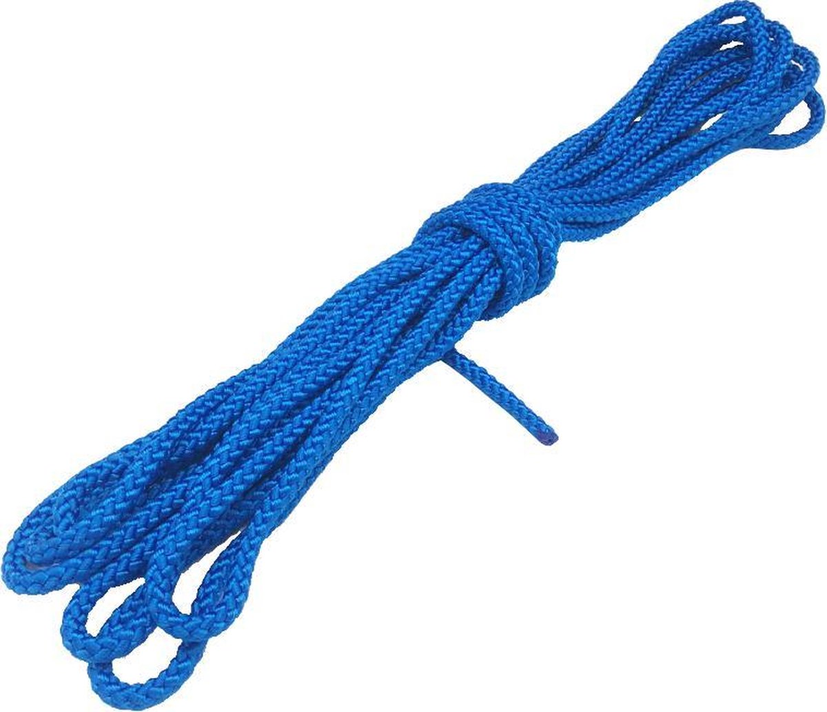 Springtouw Lang 10 Meter PP Touw BLAUW