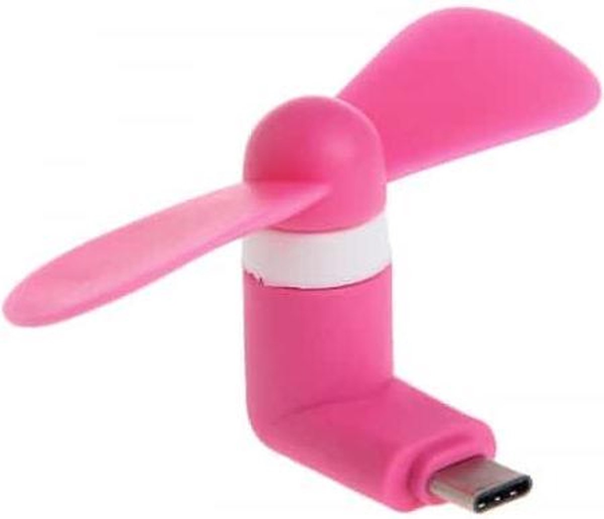 Smartphone ventilator 3 in 1 | Micro-USB | Lightning | USB-C – roze