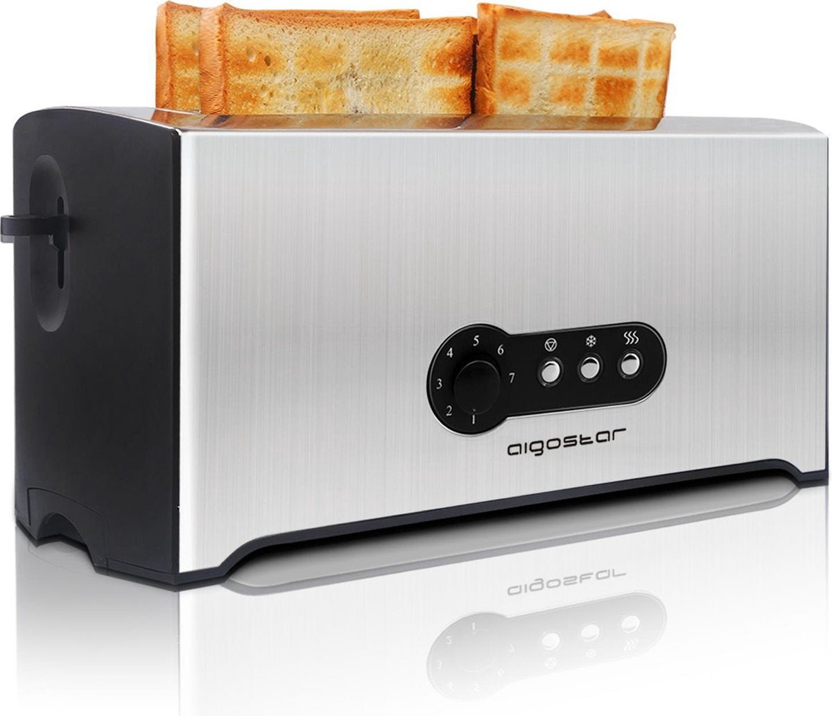 Aigostar Sunshine 30KDG - Broodrooster lange sleuven - 4 sneden