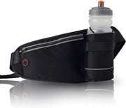 LB-441 Heuptas sport rennen waterproof smartphone riem fleshouder Heup band - Hardloopband Telefoon - Sportband - Hardloop Riem - Zwart