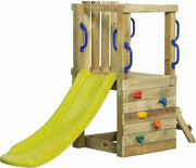 SwingKing Speeltoestel Irma Small + glijbaan Geel    - 190x66x125cm