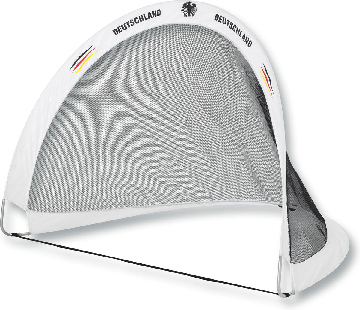 EXIT Flexx Duitsland pop-up voetbaldoel 120x80cm - wit