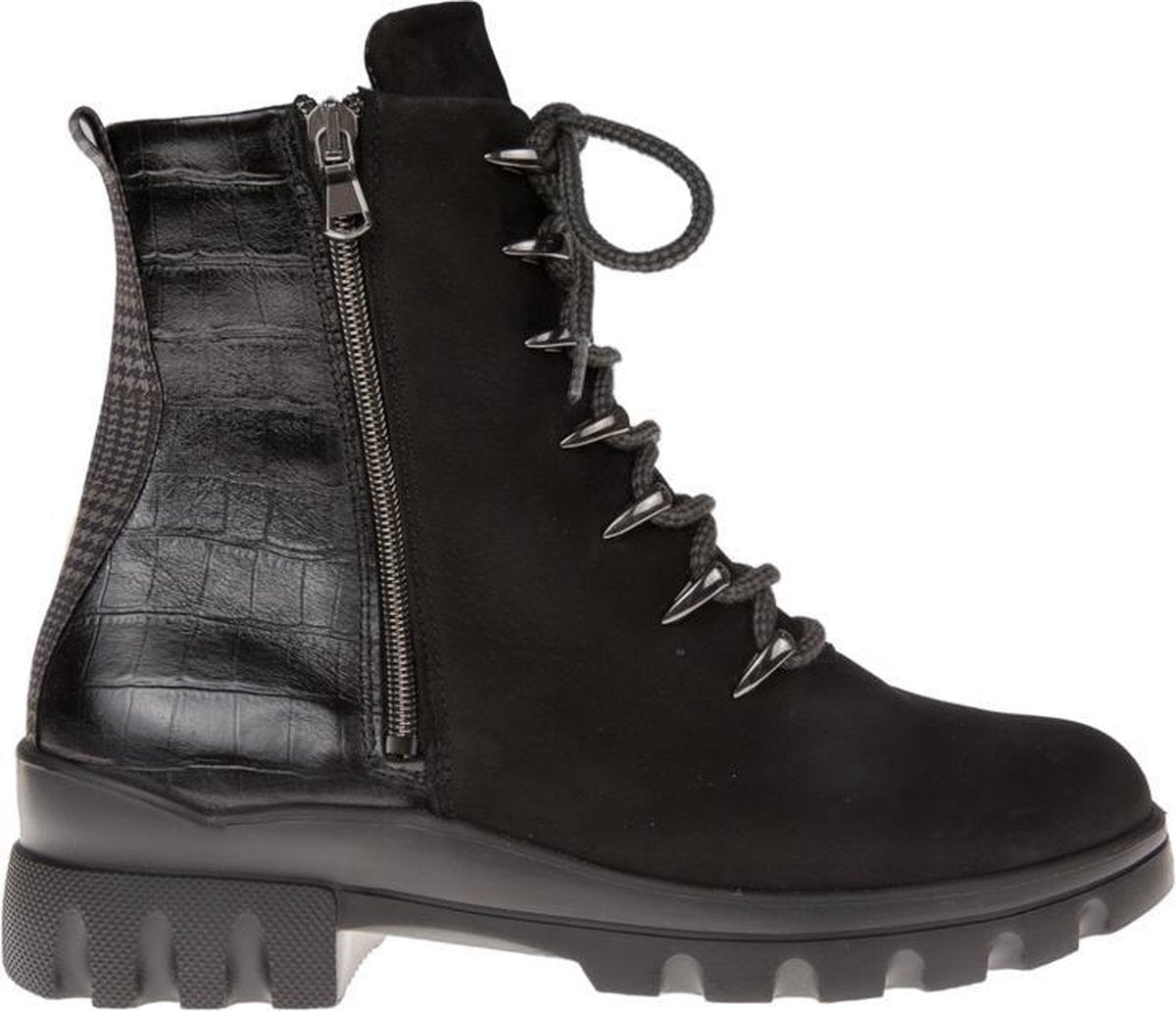 Waldlaufer Vrouwen Veterschoenen Kleur: Zwart Maat: 5