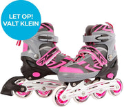 Street Runner Inlineskates Verstelbaar Maat 39-42 Roze/grijs