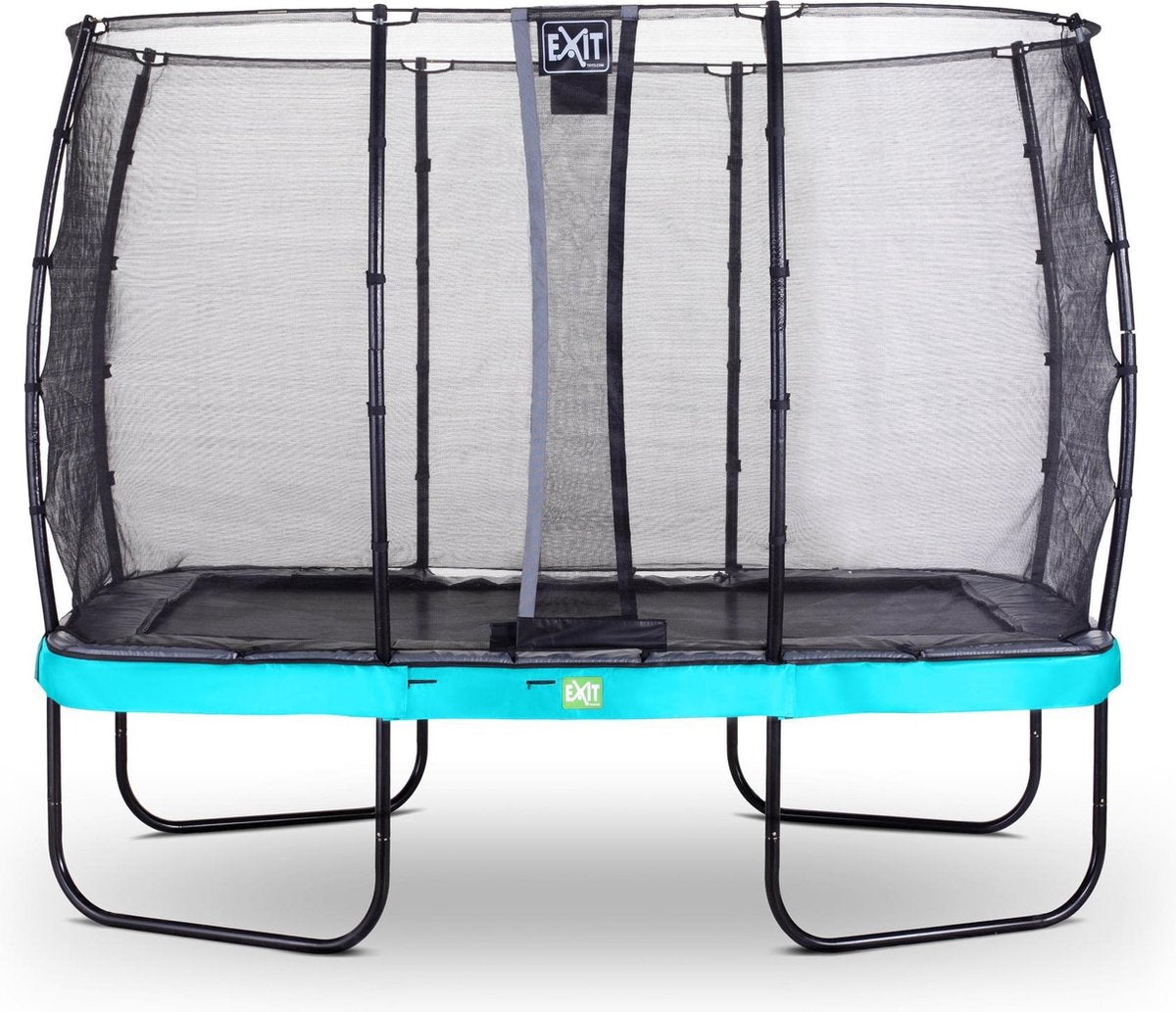Trampoline EXIT Elegant Premium - 214x366cm + net Deluxe - blauw