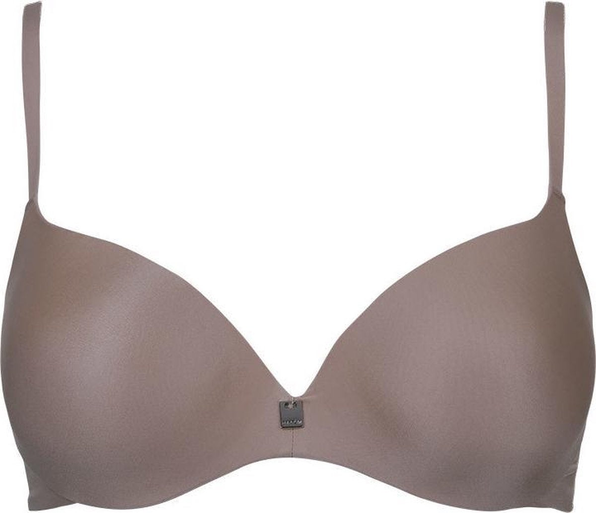 Sapph Comfort Light Push-Up Bra Dames Beha - Taupe - Maat 75E