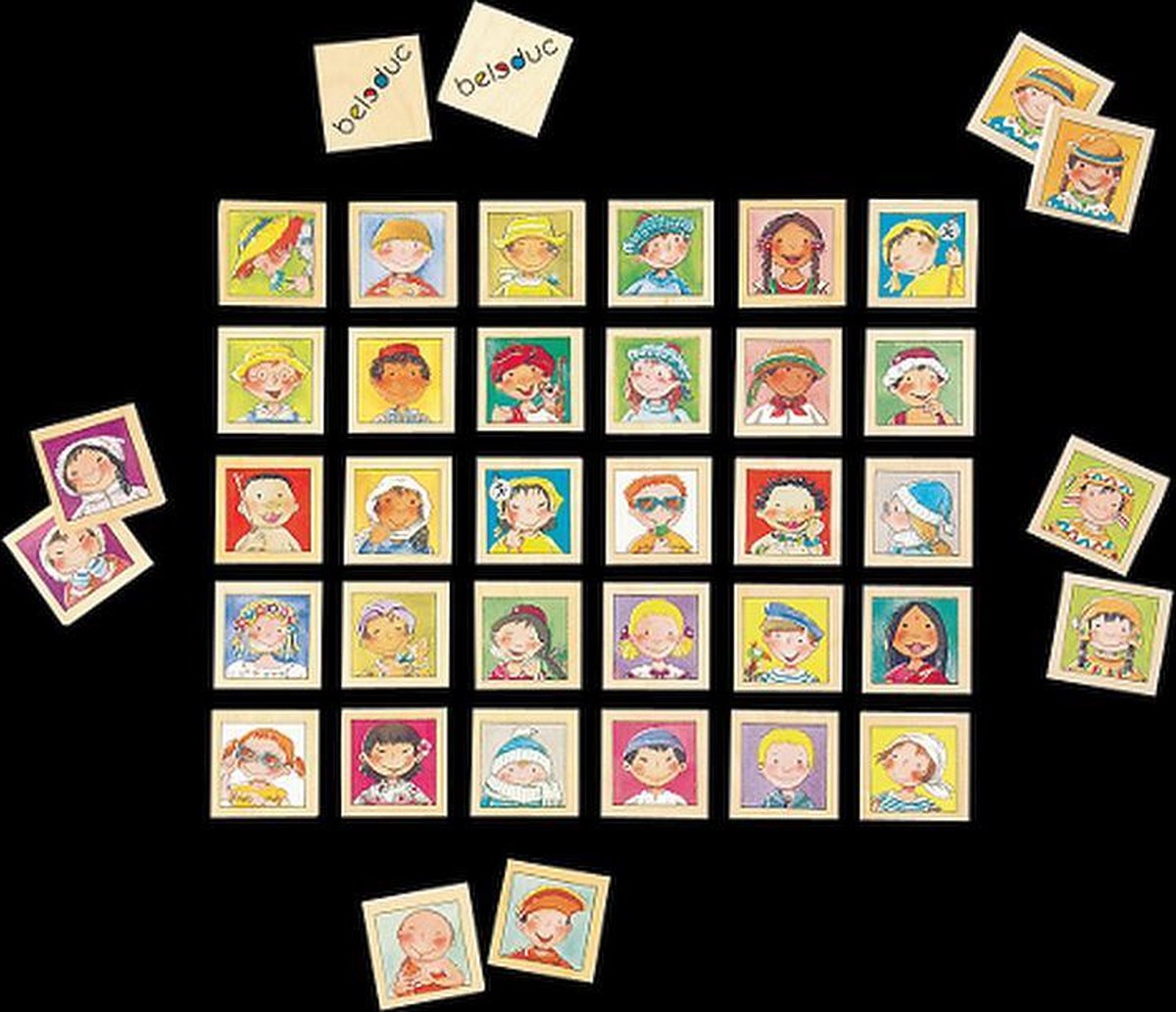 Houten spel twinis memo