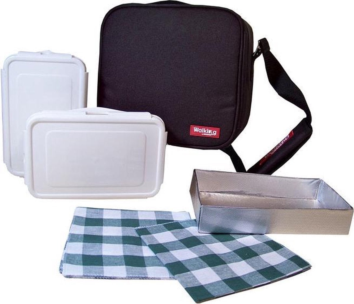 Bergner Lunchtas compleet (zwart)