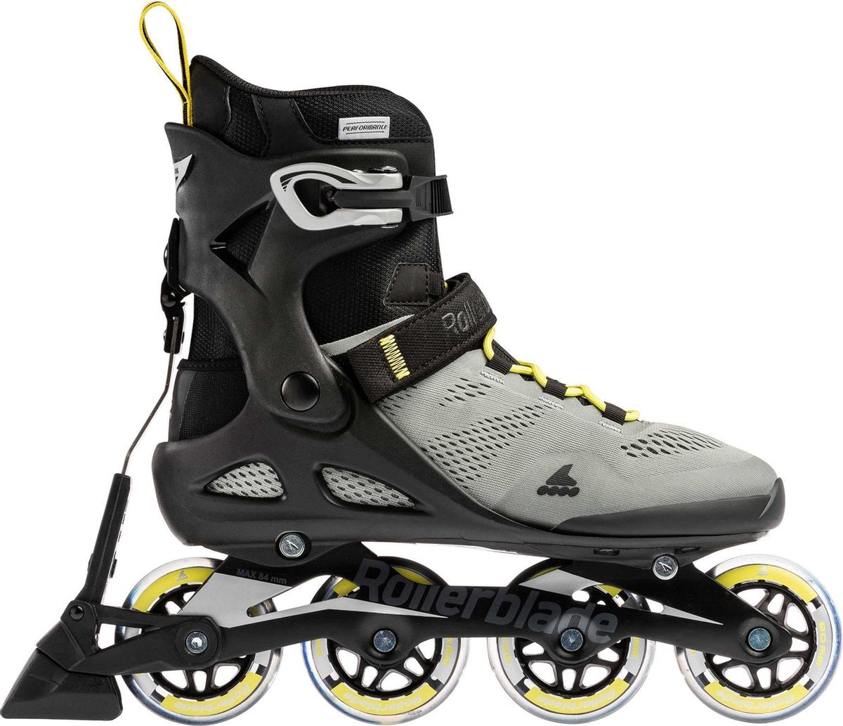 Rollerblade Inlineskates - Maat 45 - Mannen - zwart/grijs/geel