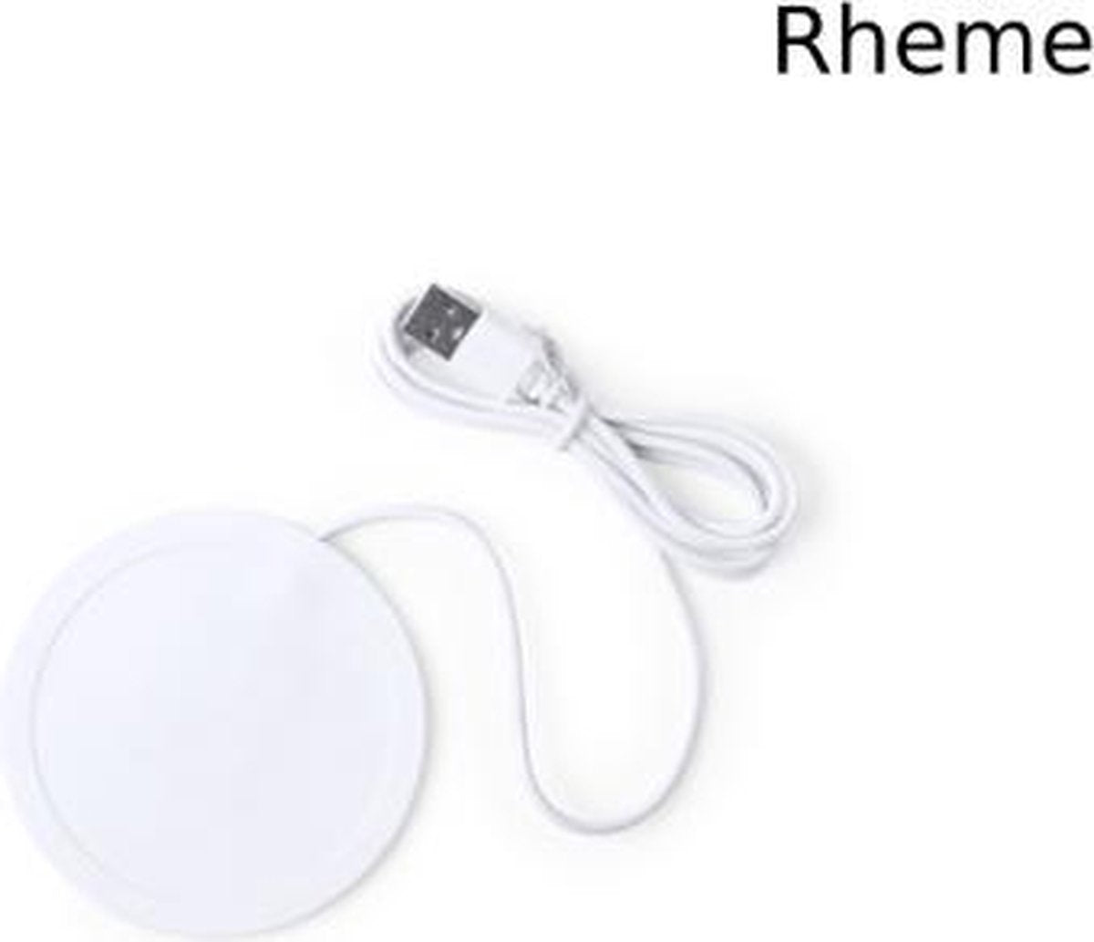Warmhoudplaatje - Mok Warmhouder - Opwarm Plaat - USB - Wit - Rheme