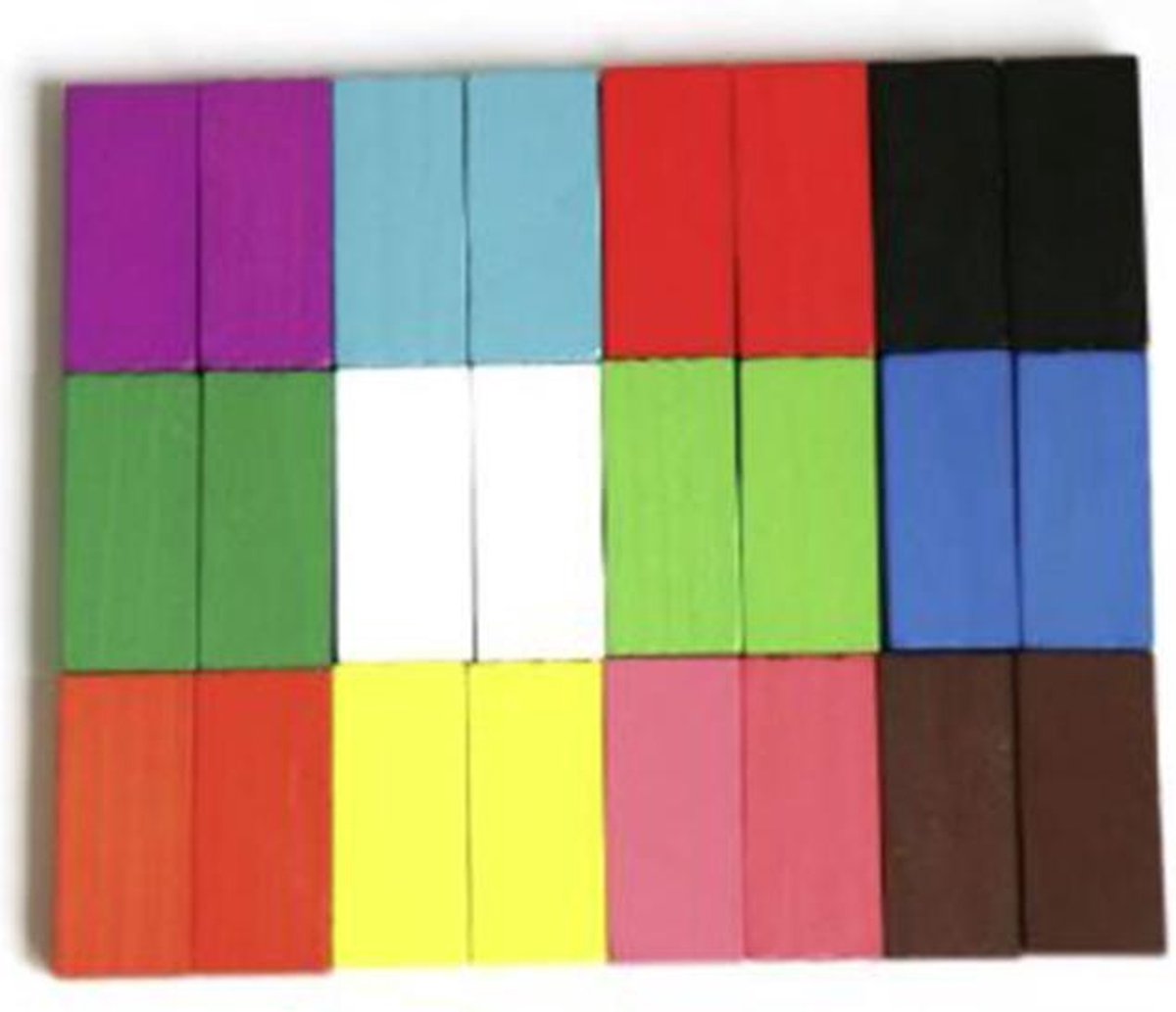Houten domino stenen voor kinderen - 120 stuks set