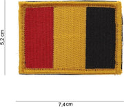 Embleem Belgie stof+klittenband