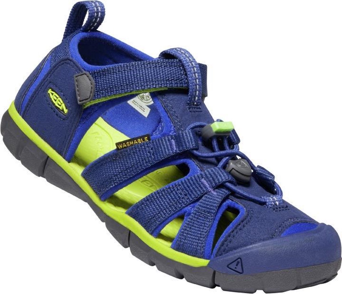 Keen Seacamp Ii Cnx Sandalen Unisex - Blue Depths/Chartreuse - Maat 30