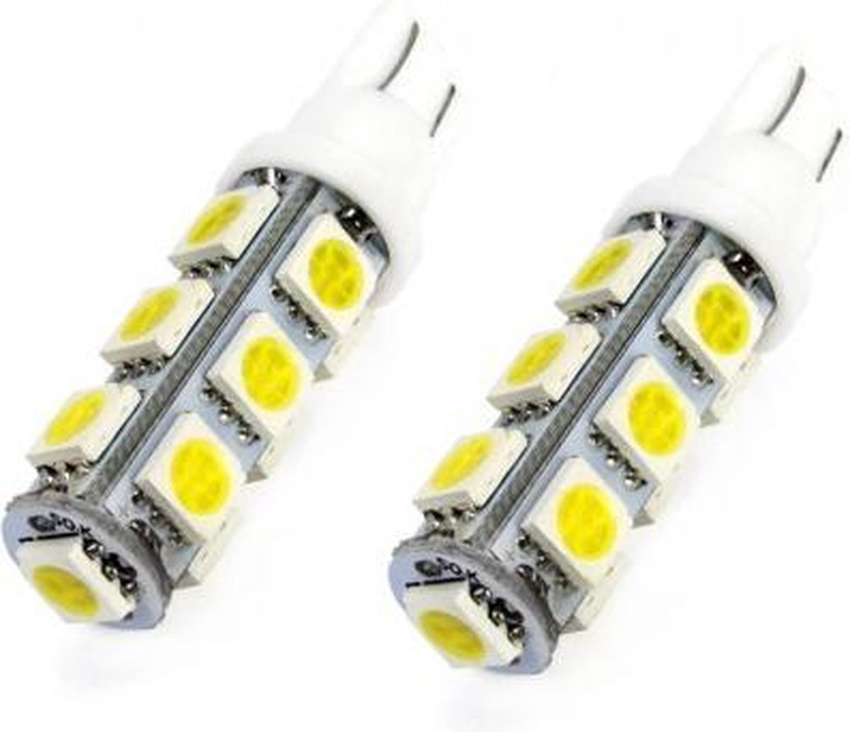 T10 - 5050 - 13 smd - 12 volt - 2 stuks