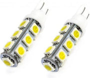 T10 - 5050 - 13 smd - 12 volt - 2 stuks