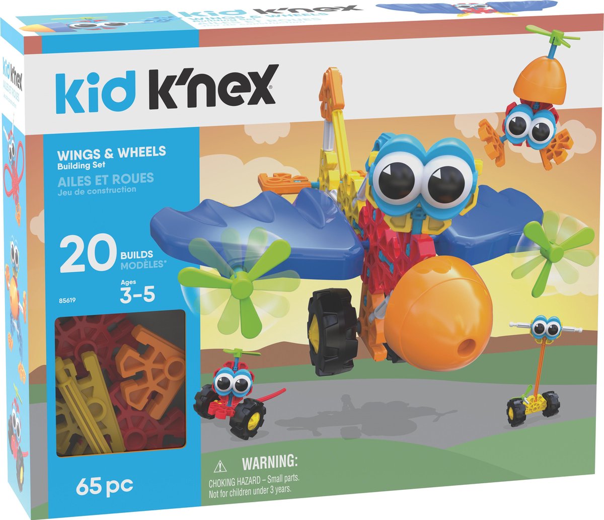 Kid K'NEX Wings & Wheels - Bouwset