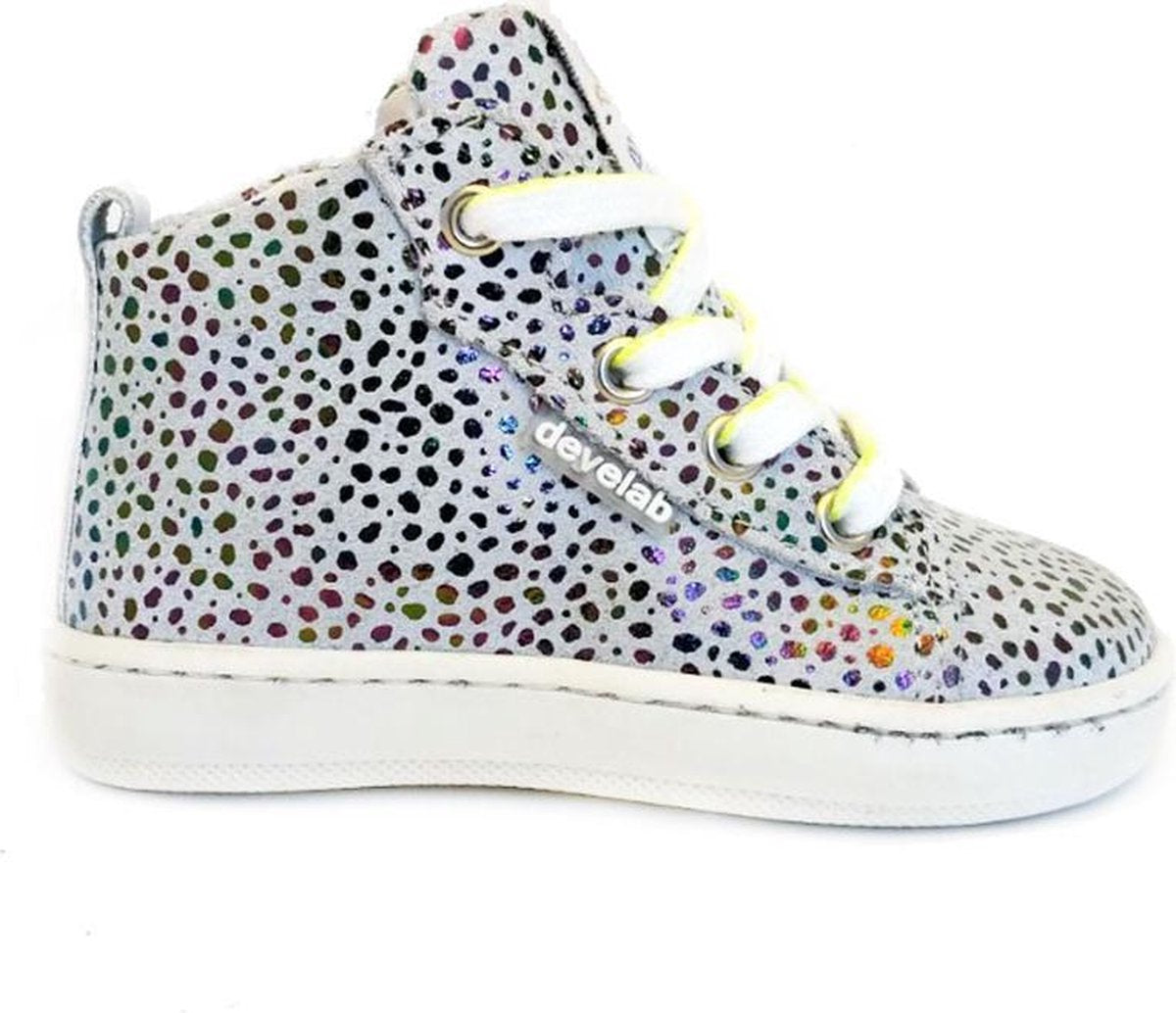 Develab 41286 Hoge sneakers - Meisjes - Grijs - Maat 20