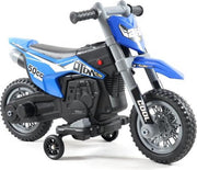 Kijana elektrische kindermotor - Cross - Blauw - USB ingang - Drie wielen