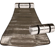 Abbey Strandmat Reflecterend - Aluminium/Zwart