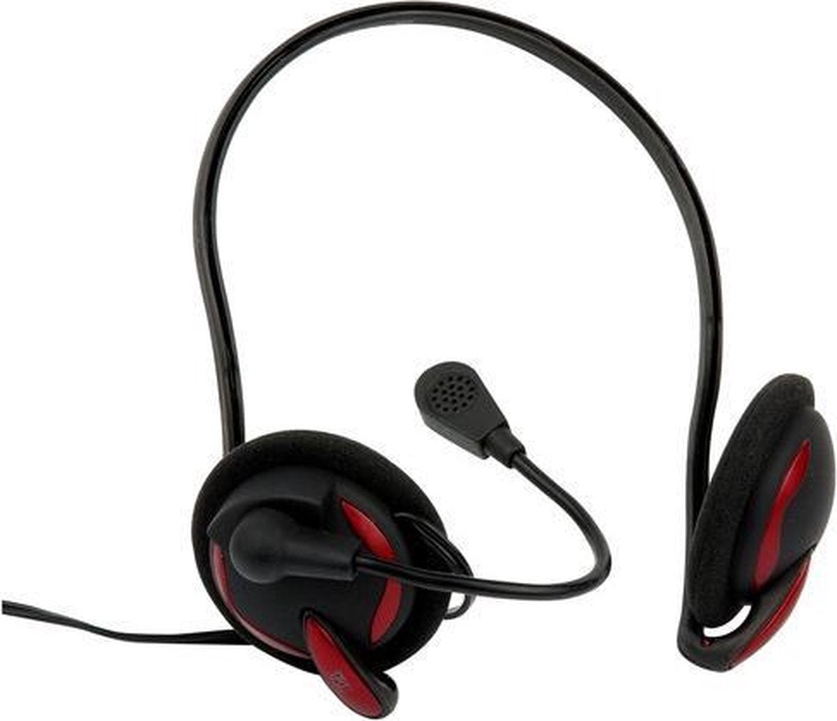 T'nB CSMU035979 | Computer Koptelefoon | Bedraad  | Volume Regeling | USB | Rood Zwart