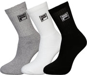 Fila - 6-pack Sokken - Wit/Grijs/Zwart - Maat 39-42