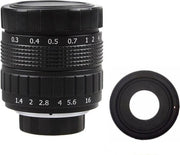 Fujian 50mm F1.4 CCTV lens voor Nikon systeem camera