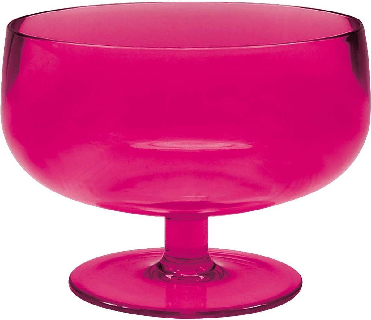Zak! Designs ijsschaaltje Drinkwaren Stacky 10 cm Raspberry