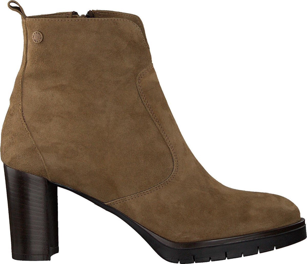 Notre-V 01-394 Enkellaarsjes - Enkelboots - Dames - Taupe - Maat 37