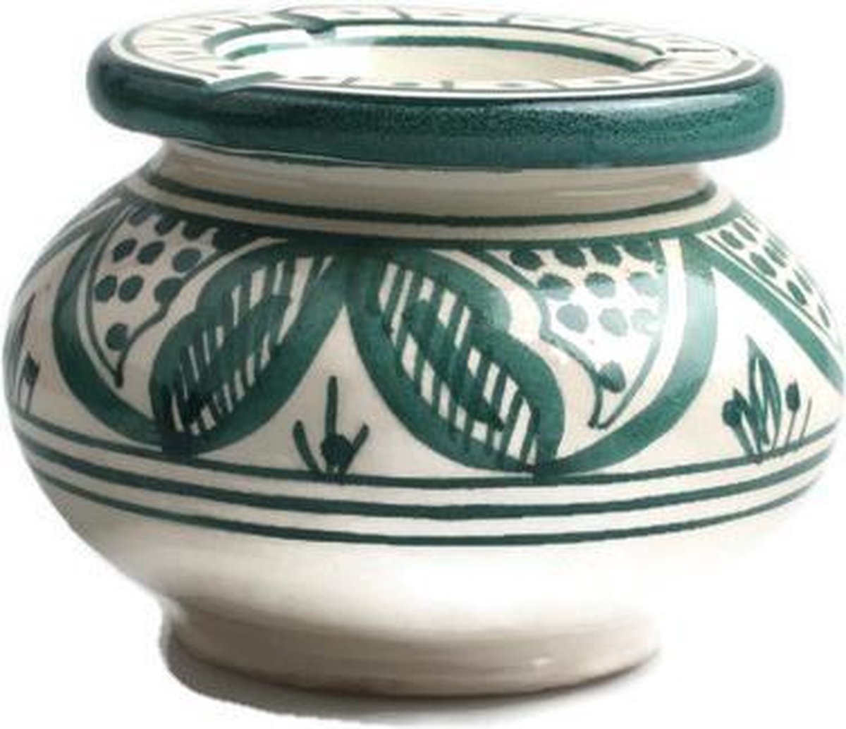 Asbak groen H 10 cm Ø 15 cm