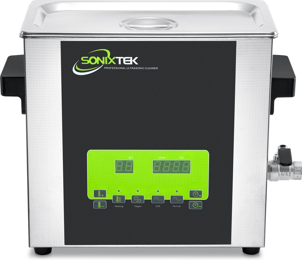Sonixtek SD Series 6L - Digitale ultrasone reiniger - RVS
