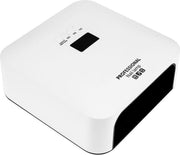 Professionele 60 watt LED nageldroger WIT voor gellak nagels - low heat mode - hand detectie - 33 led's - LCD scherm - timer - manicure
