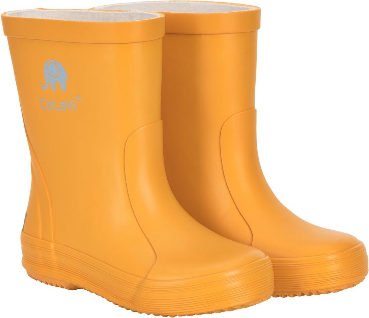 Celavi Regenlaarzen Wellies Junior Rubber Oranje Maat 25