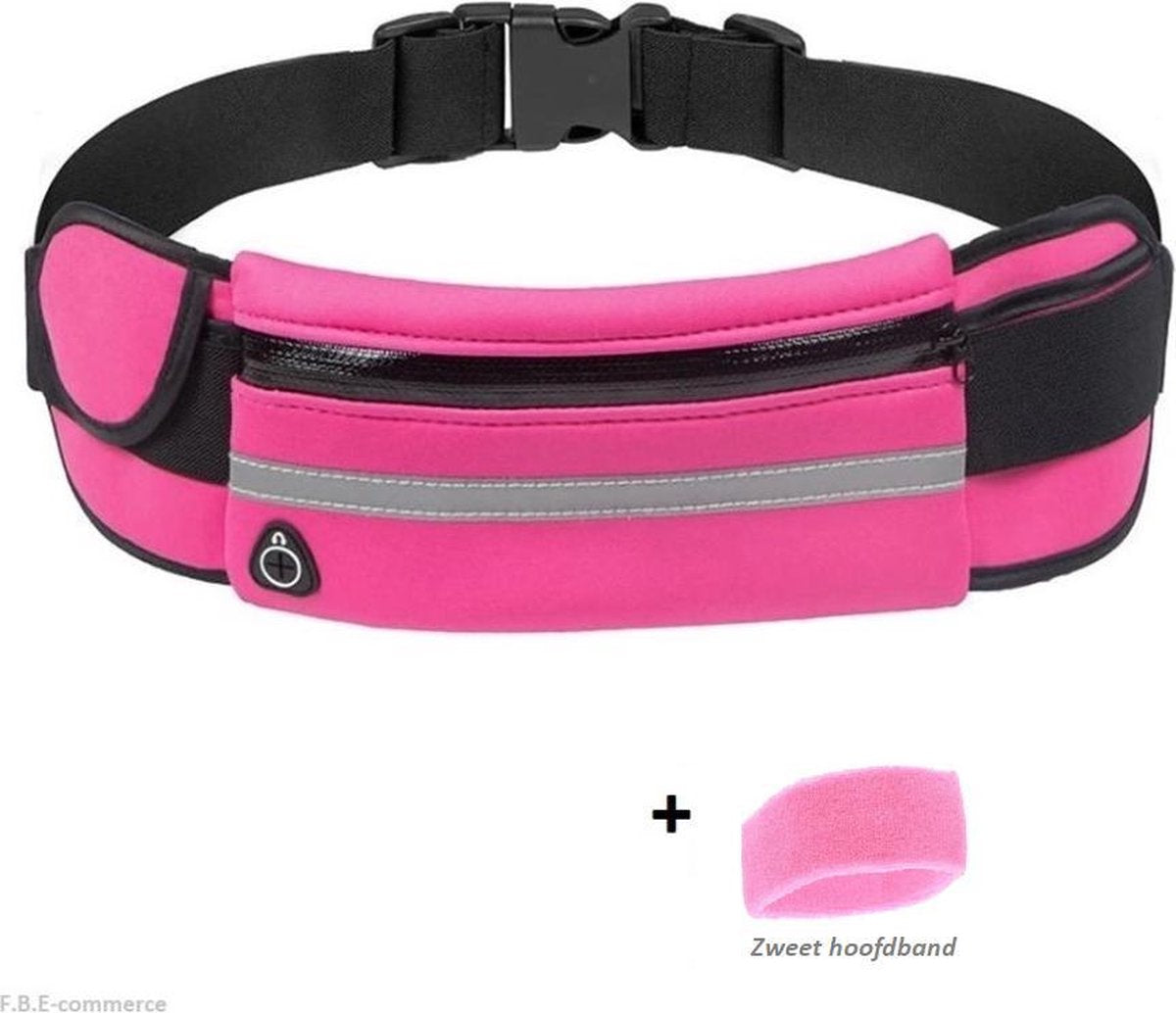 hardloop heuptas - running belt - hardloop - sport telefoonhouder - heupriem - heupband - heuptasje - Roos