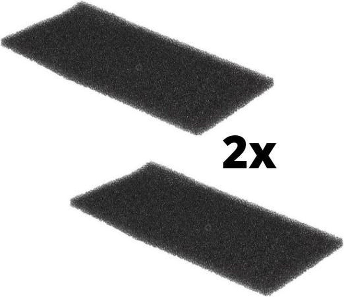 Whirlpool Bauknecht Ignis filter schuim foam filter droger - 2 stuks - schuimfilter 220 x 110 mm wasdroger warmtewisselaar origineel